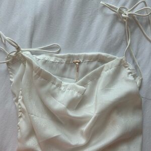 Free people - silk tie top